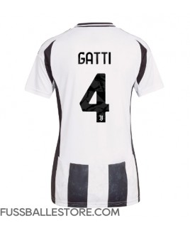 Günstige Juventus Federico Gatti #4 Heimtrikot Damen 2024-25 Kurzarm